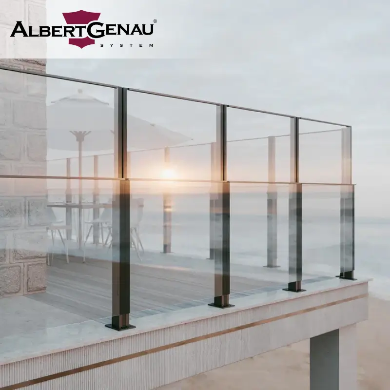 Вертикально-сдвижная ветрозащитная система AirFlex от фирмы «ALBERT GENAU»(tr)